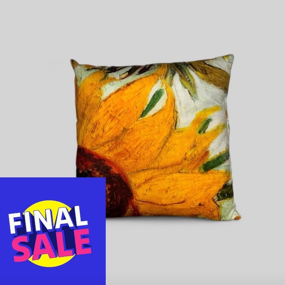 Anthropologie Other - 🌻 {FINAL SALE} Anthropologie Van Gogh Sunflowers Accent Pilllow